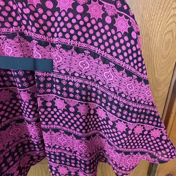 Shinestar Pink and Black Patterned Tank Top - Picture 7 of 8